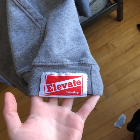 grey oversized hoodie - Picture 2 of 4